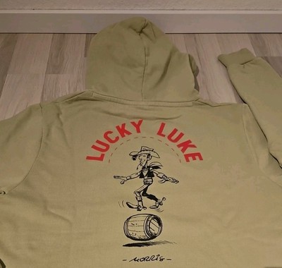 Lobster & Lemonade Hoodie Lucky Luke Gr. L Mintgrün Sweater Sweatshirt Pullover
