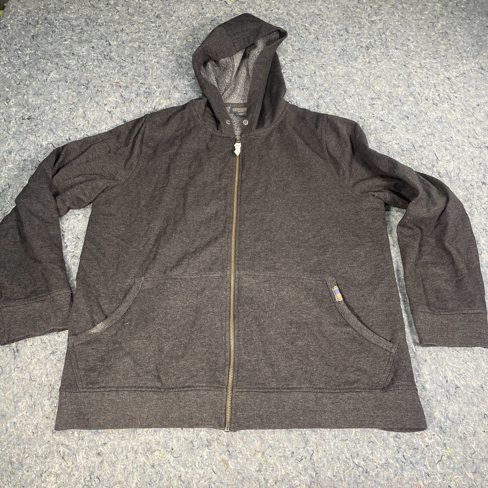 Pendleton Woolen Mills Jacket Men Large Hoodie Fu… - image 1