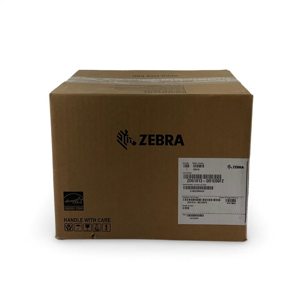 New Zebra ZD51013-D01E00FZ ZD510-HC 300dpi Wristband Barcode Printer - Image 2 of 2