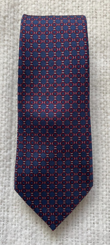 Hermes 903 HA Tie Neck Tie 100% Silk Made in France