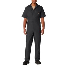 Dickies - Men's Poplin Coveralls, Black, Size 2XL