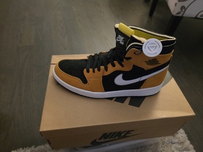 Nike AJ 1 High CMFT Black Monarch Men's High Top Lace-Up Sneakers