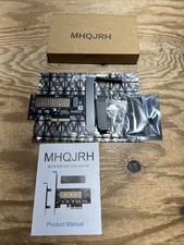 M.2 NVME to PCIe 3.0 x4 Adapter with Aluminum Heatsink Solution
