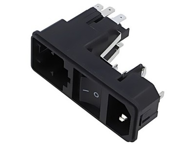 KG10.6101.105 IEC 60320 connector KG Power Entry Module 10A C14 SCHURTER