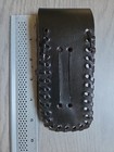Black Leather Belt Sheath 4in. — photo 2