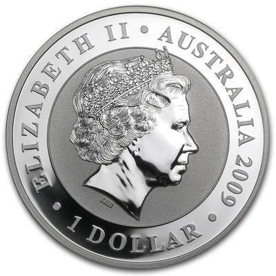 Australia 2009 KOALA Bear $1 1 Oz Troy Pure Silver in PERTH MINT