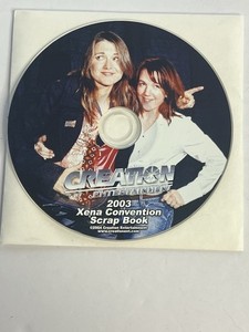2003 XENA: WARRIOR PRINCESS Convention Scrap Book Disc From Fan Club Kit # 7