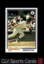 New York Yankees Graig Nettles #250 Topps Baseball Near Mint or Better