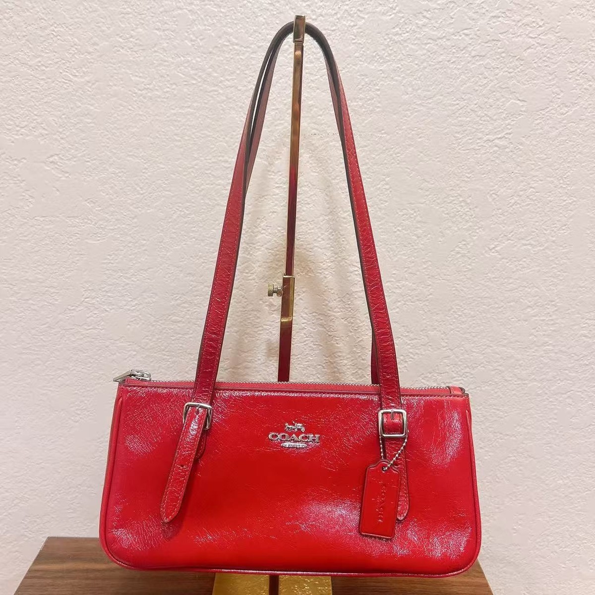 COACH バッグ 赤 コーチ マディソン レザー ラージ サブリナ バッグ 2WAY 12949 COACH