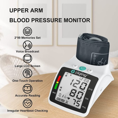#ad Portable Digital Automatic Upper Arm Blood Pressure Monitor w Storage Bin $19.83