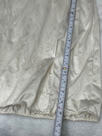 Vanity Fair Vintage 90s Glam Soft Silky Satin Full Slip Nightgown 36 Med Ivory