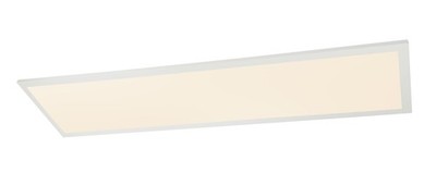 GLOBO D4 ROSI Deckenleuchte Aluminium weiß, LED, warmweiß, 4650 lm, 3000 K, rech