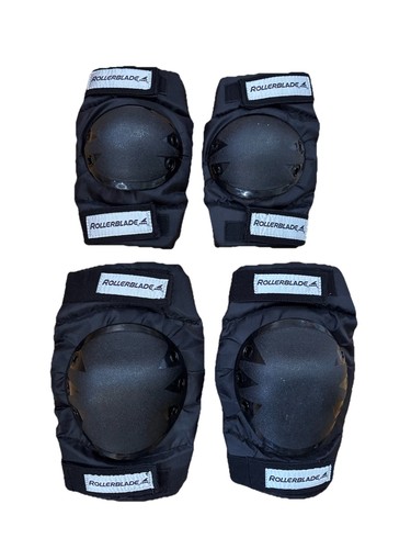 1990s Rollerblade Skate Smart Full Pad Set ADULT SIZE - Knee, Elbow, Wrist Pads