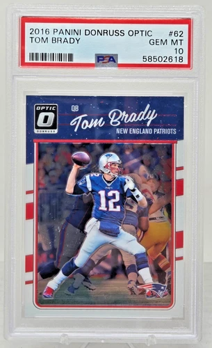 2016 Optic TOM BRADY PSA 10 Gem Mint