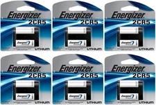 6 Energizer 2CR5 Lithium Camera Photo 6V Batteries