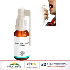 Natural Lung Cleanse Mist, Herbal Formula for Gentle Respiratory Care, 1 Piece