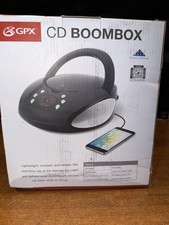 GPX Model: BC112B Portable CD Player Radio-Line In-AM/FM-Tested Works