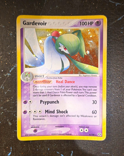 Gardevoir Holo 4/106 EX Emerald HP/DMG Pokemon