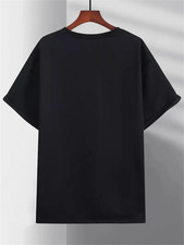 Men's Creative Tops, Casual Short Sleeved Round Neck T-shirts, Summer Outdoor Me