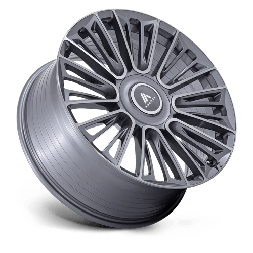 26x10 Asanti Black AB049 Premier Anthracite Brushed Wheel 6x135/6x5.5 (30mm) - Picture 3 of 7