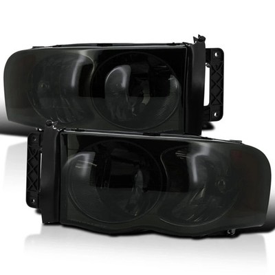 SPEC-D TUNING Smoke Headlights Compatible with 2002-2005 Dodge Ram 1500, 2003...