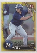 2016 Bowman Prospects Yellow Trent Grisham Trent Clark #BP70 0b5