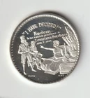 I Have Decided Napoleon Bathtub Louisiana Purchase 1oz 999 FS Round SUPER-RARE
