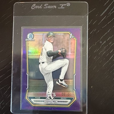 2026 Bowman Wei-En Lin Athletics BCP-125 Purple /250 1st Bowman Rookie