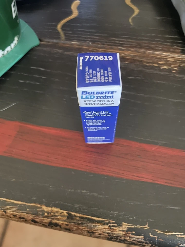 Bulbrite 770619 Bulb LED Damp Location 4.5W 120V T4 DC Bayonet BA15d Base 30K - Image 3 of 3