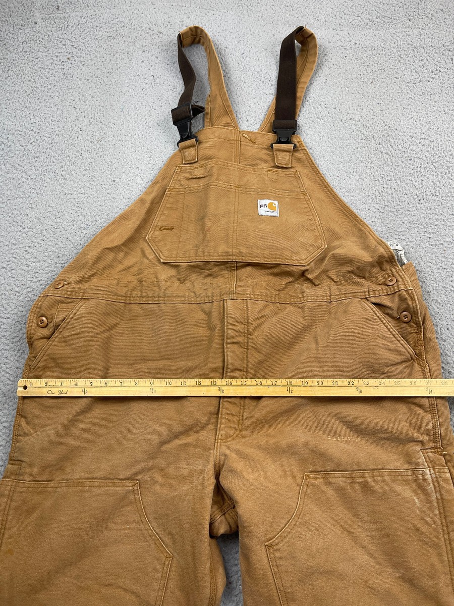 carhartt fr insulated bib overalls