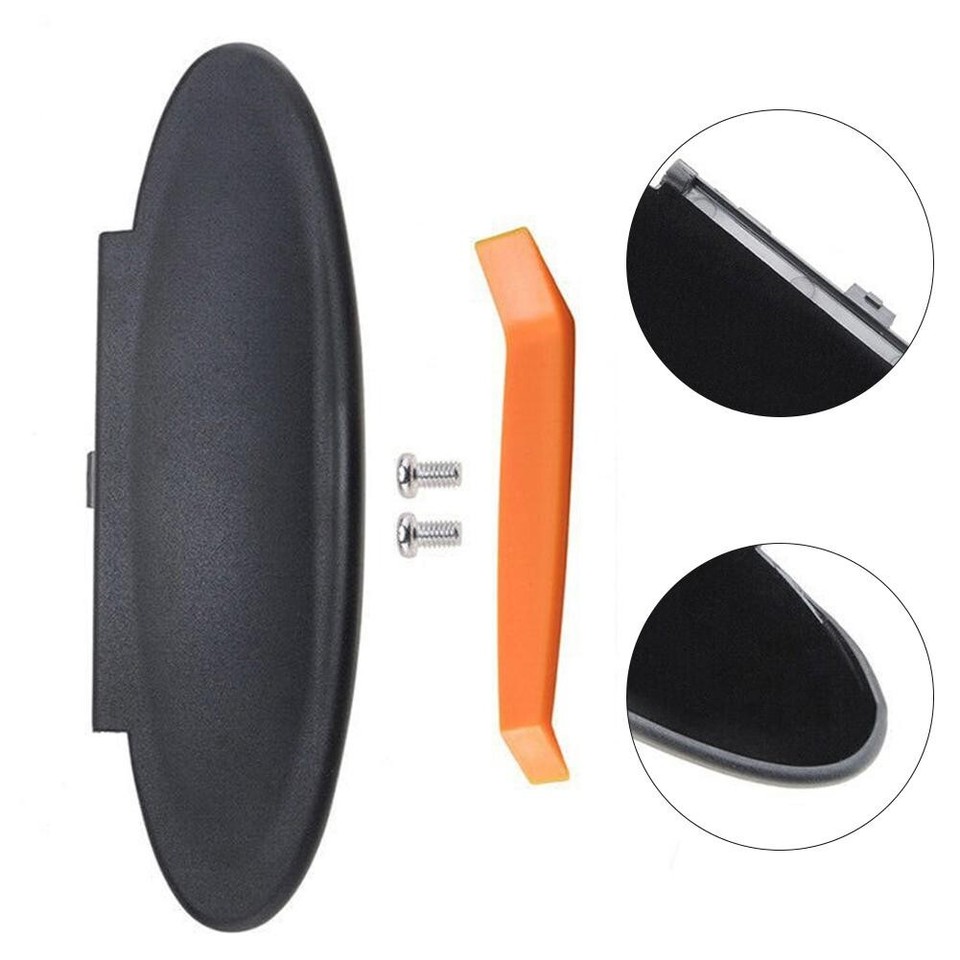 Black Car Sun Visor Makeup Mirror Cover Compatible with For Porsche OEM
