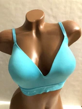 Victoria's Secret Pink Wear Everywhere Lightly Lined Wireless T-Shirt Bra Aqua