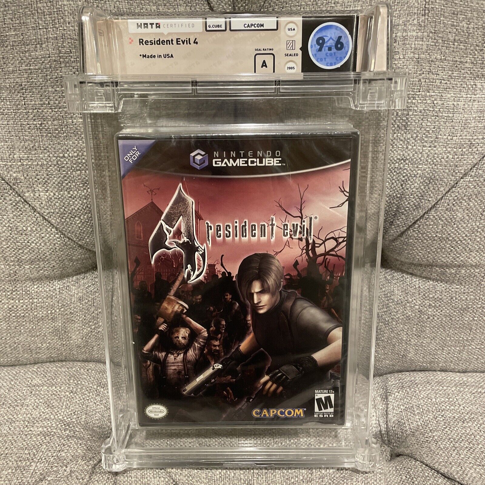 Resident Evil 4 GameCube Black Label Wata 9.6 A Brand New Sealed - First  Print