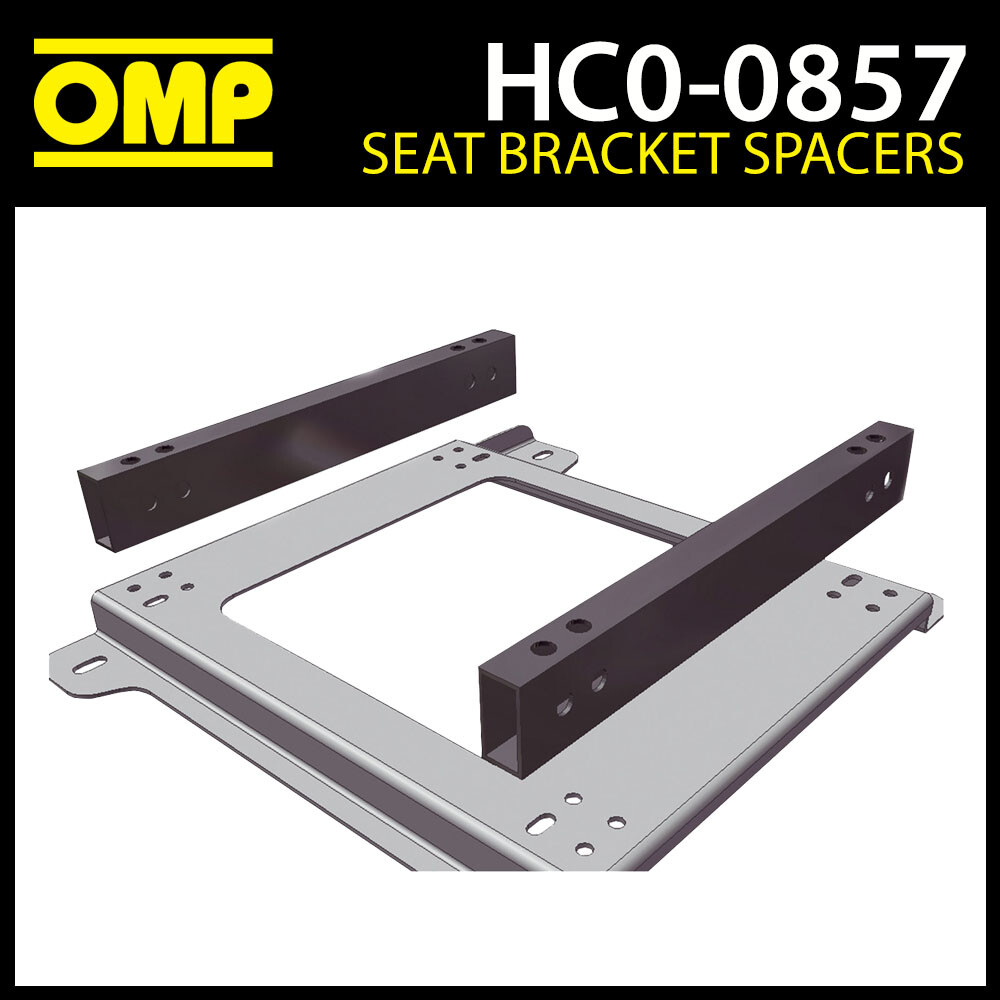 HC/857 OMP Seat Mount Height Spacer Bracket +25/50mm Increases Seat Height