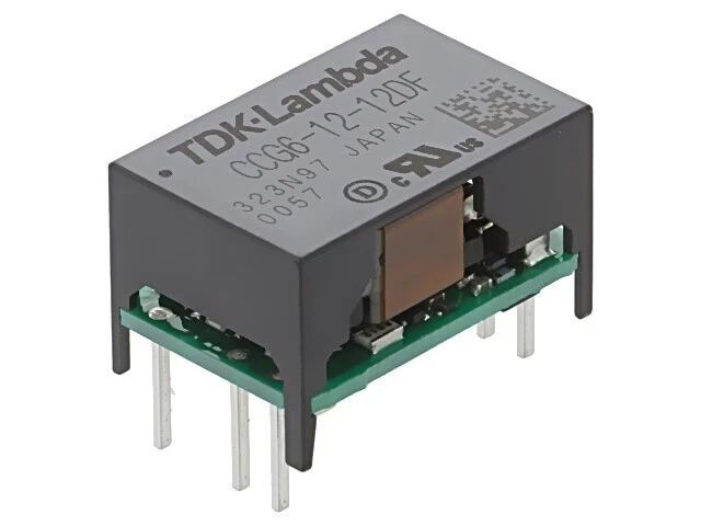 CCG6-12-12DF Wandler: DC/DC 6W UEing: 4,5-18VDC UAusg: 12VDC UAusg2: -12VDC TDK- - Bild 1 von 1