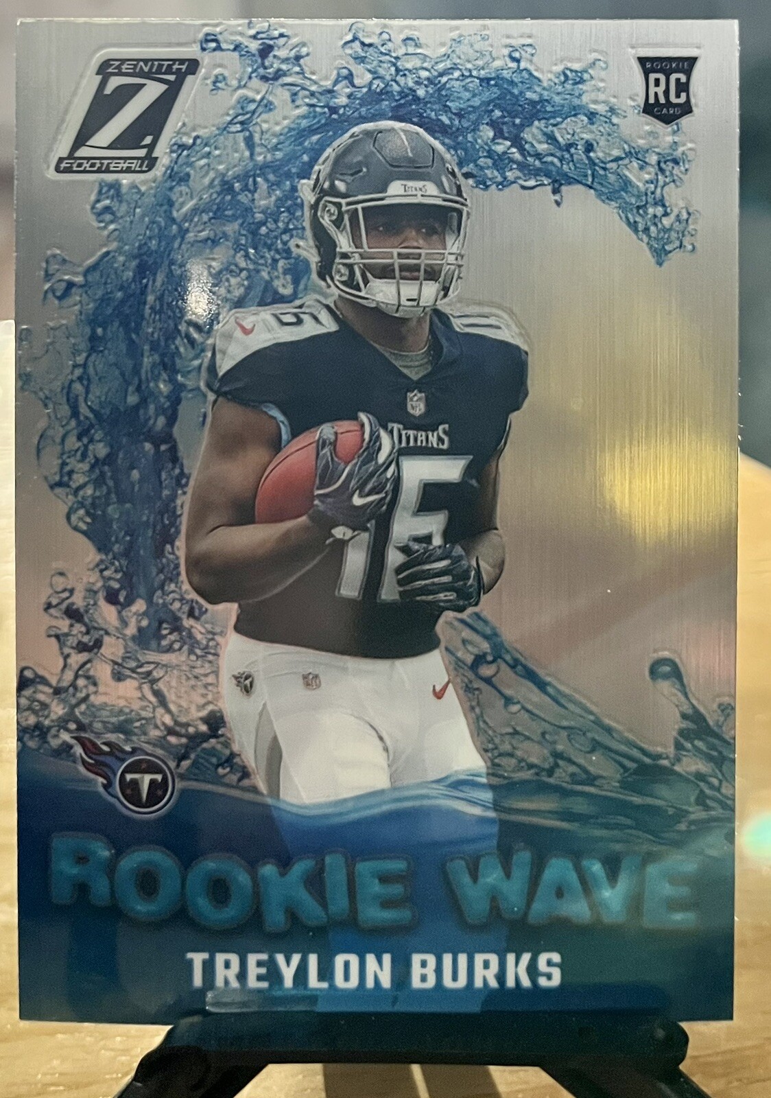 2022 Panini Zenith Football #RW-TB Treylon Burks ROOKIE WAVE Tennessee Titans