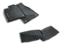 Original Audi e-tron GT RS e tron Gummimatten Gummifußmatten vorn+hinten schwarz