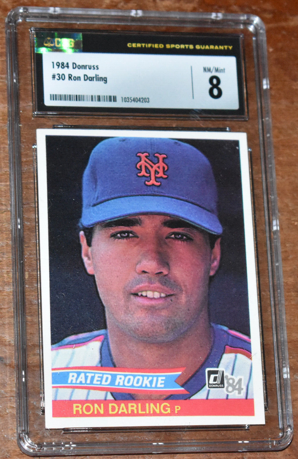 1984 Donruss - Rated Rookie Ron Darling #30 Has Card Number (RC) for ...
