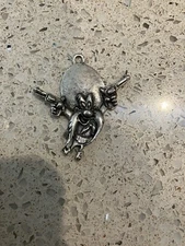 Yosemite Sam Silver Tone Pendant Charm