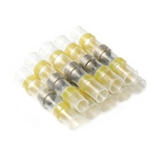 50-200X 12-10AWG Solder Seal Sleeve Heat Shrink Butt Wire Connector Terminals