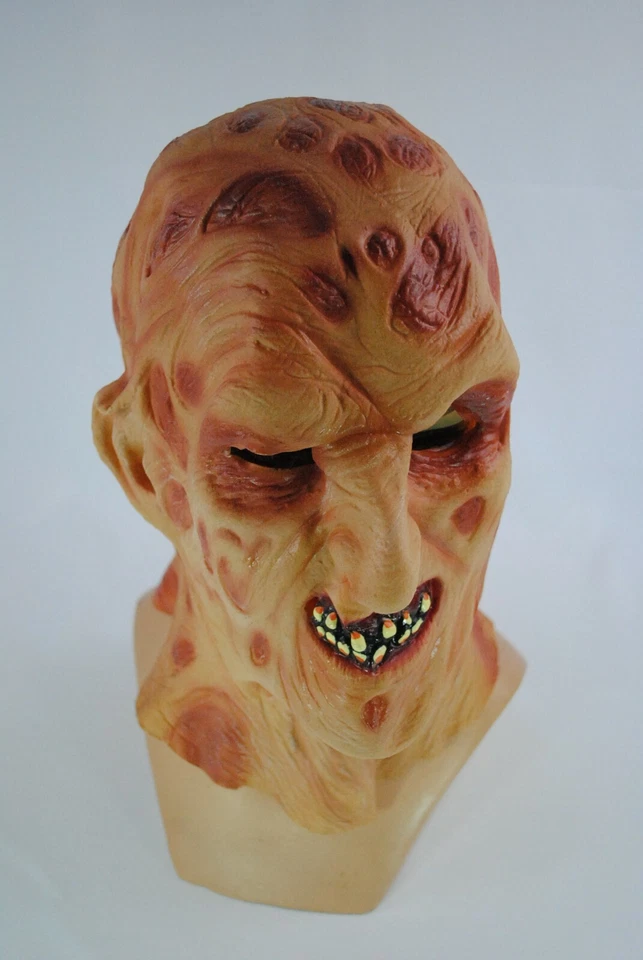 🎃🎃Pesadilla en Elm Street Halloween Máscara de goma Freddy Krueger🎃🎃 Foto 2 de 4
