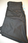 NWT Alfani Men's Poyester Blend Black Tapered Dress Pants Sz 36x30