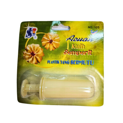 Plastic Nozzle Acuan Kuih Semperit Syringe Press Cookie Biscuit Baking Tool