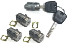 FOR 2015-2023 GMC SAVANA 4 DOOR KEY LOCK CYLINDERS W/2 GMC LOGO KEYS 5926115