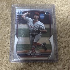 2023 Bowman Draft Camden Minacci 1st Bowman Chrome #BDC-23 Angels MLB Baseball