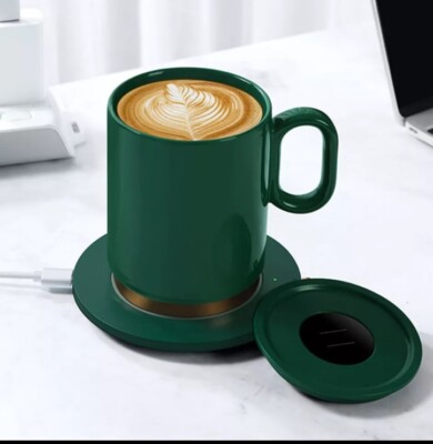 Elektrischer Tee/Kaffeetassenwärmer Keramik Auto Untersetzer
