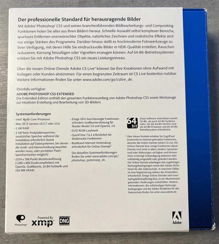 Adobe Photoshop CS5 Vollversionsbundel deutsch für MAC OS - Bild 2 von 3