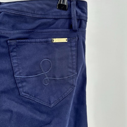 Lilly Pulitzer Dark Navy Blue Skinny Jeans Pants Size 0 Pockets Stretch - Picture 4 of 8