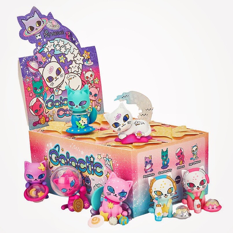 tokidoki Galactic Cats Mystery Blind Box 3” Vinyl Figure | New in