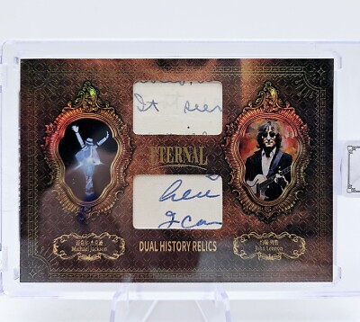 2024 Eternal Cuts Michael Jackson John Lennon Double Relic /99 | eBay